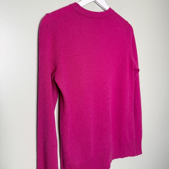 Theory Cashmere Kaylenna Soft Cashmere Drop Shoulder Sweater Pink Women’s Medium - Picture 4 of 8